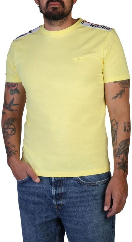 Tape - T-shirt - Geel - Korte Mouwen - Ronde Hals