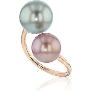 Luna-Pearls - Ring - 585 / - rose goud - 008.0515-53