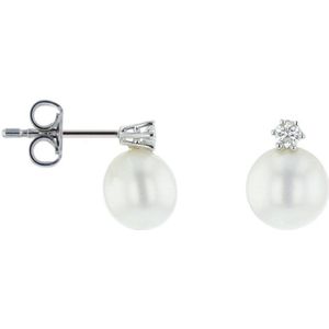 Luna-Pearls  Oorringen oorsieraden HS1260_7.5-8mm