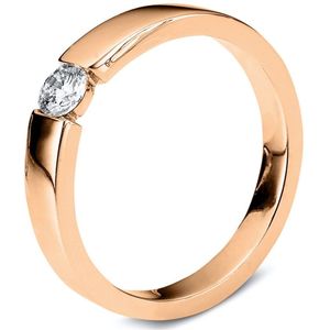 Luna Creation - Ring - Dames - Roodgoud 14K - Diamant - 0.2 ct - 1B946R455-1-55