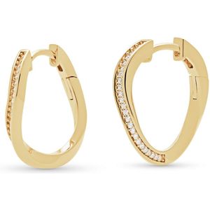 Jette - Oorringen - Geel Goud - Zilver - Zirkoon