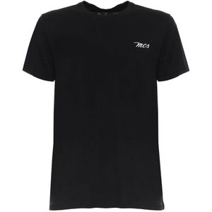 MCS - T-shirt - 10BTS001-L2301-BLACK-GL - Heren