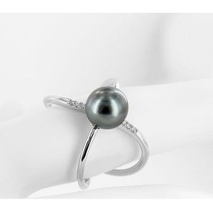 Luna-Pearls - Ring - 585 / - wit goud - 005.0984-54