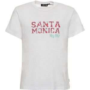 MCS - T-shirt - 10BTS005-L2301-WHITE-GM - Heren