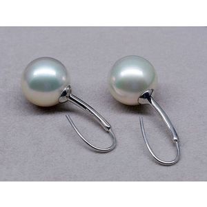Luna-Pearls 13,5mm Zuidzee parels Oorbellen O166