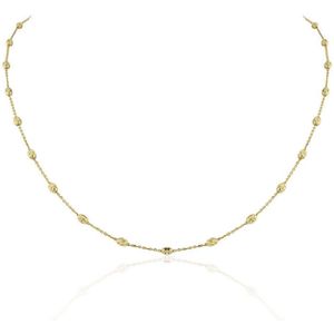 Luna-Pearls - 230.0087 - Ketting - 585/-Geel goud met Zoetwater gekweekte parel