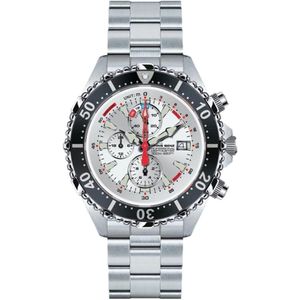 Chris Benz - CB-C300X-SI-MB - Duikershorloge - Unisex - Quartz