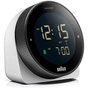 Braun - BC24W-DCF - Wandklok - radiogestuurd - digitaal - wit