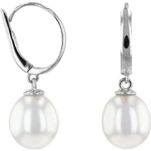 Luna-Pearls  Oorringen oorsieraden HS1291_9-9.5mm