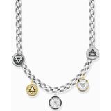 Thomas Sabo - KE2176-849 - Halsketting - Veelkleurig - 925er Zilver Geel Verguld - 50cm