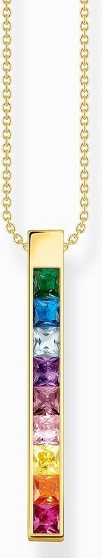 Thomas Sabo - KE2146-996 - Halsketting - Veelkleurig - 925er Zilver Geel Verguld - 40-45cm