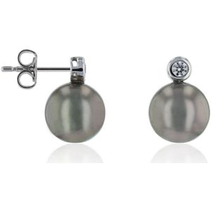 Luna-Pearls  oorsieraden Oorringen HS1411_9.5-10mm