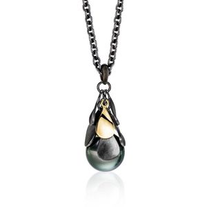 Luna-Pearls - 216.0845 - Ketting - 925/-Zilver met Tahiti gekweekte parel