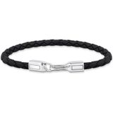 Thomas Sabo - A2149-682-11 - Armband - Zwart - Leer - Zilver