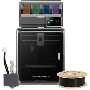 ANYCUBIC - Kobra S1 Combo - 3D-printer - Inclusief Hotend en Filament - Zwart