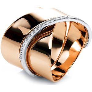 Luna Creation - Ring - Dames - 18K Roségoud DiamantDiamant - 0.14 ct - 1G673RW854-1-54