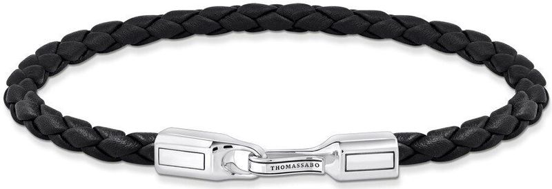 Thomas Sabo - A2147-682-11 - Armband - Zwart - Leer - Zilver