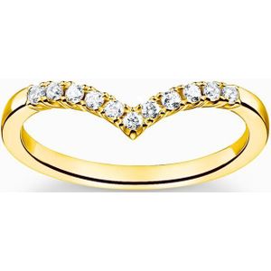 Thomas Sabo - TR2394-414-14-48 - Ring - Dames - 925er Zilver geel verguld - ringmaat 48