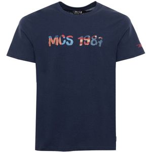 MCS - T-shirt - 10BTS002-L2301-NAVY-GM - Heren