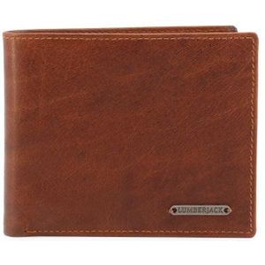 Lumberjack - Bruin Leren Kaarthouder met Muntvak - Accessoire