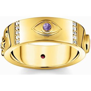 Thomas Sabo - TR2439-995-7-56 - Ring - Dames - 925er Zilver geel verguld - ringmaat 56