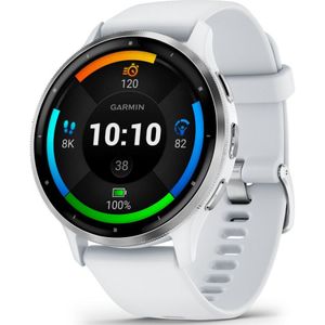 Garmin - 010-02784-00 - Smartwatch - Venu® 3 - wit/zilver - Siliconen bandje