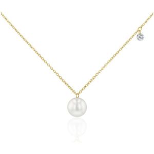 Luna-Pearls  halssieraden halskettingen aaneenschakelingen HS1188_5.5-6mm