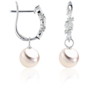 Luna-Pearls - 312.1682 - Hoepels - 585/-Geel goud met Zoetwater gekweekte parel