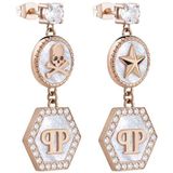 Philipp Plein - PJ2EA14EU - Oorbellen - Dames - PP BUTTONS