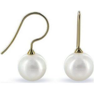 Luna-Pearls - 311.0693 - Oorbellen - Zoetwater gekweekte parel 8,5-9mm - 14K geelgoud