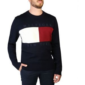 Tommy Hilfiger - Trui - MW0MW25413 - Heren - Luna Time Online Shop - MW0MW25413 Herfst/Winter  Cotton  Heren Trui Kleding