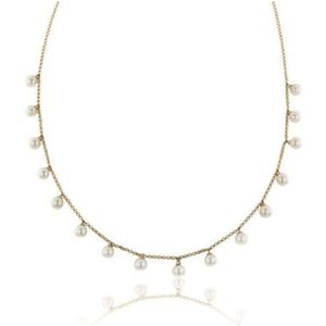 Luna-Pearls Dames halskettingen halssieraden aaneenschakelingen 216.0708