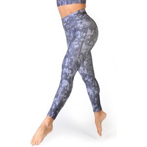 Bodyboo - Kleding - Legging - BB24004-Camo-DKGrijs - Dames - grijs,dimgrijs