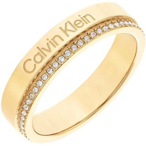 Calvin Klein - 35000201 - Ring - Dames - roestvrij staal - geelgoud