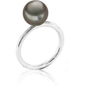 Luna-Pearls - 009.0034-53 - Ring - 925/-Zilver met Tahiti gekweekte parel - Maat 53
