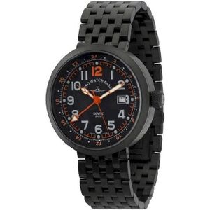 Zeno Watch Basel Herenhorloge B554Q-GMT-bk-a15M