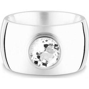 Quinn - Dames Ring - 925 / - zilver - edelsteen - 021011620