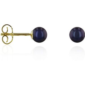 Luna-Pearls - 311.0856 - Oorbellen - 750/-Wit goud met Akoya gekweekte parel en Diamanten