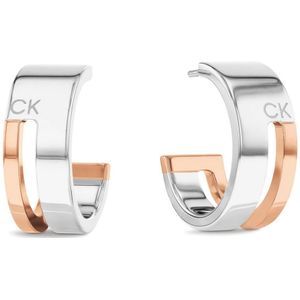 Calvin Klein - 35000678 - Oorbellen - Dames - tweekleurig plattiert