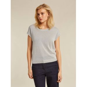 Beaumont DION pullover - Kit lurex - maat XS Top Wit