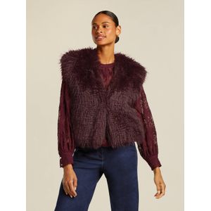 Beaumont Sofie Gilet - maat XL Teddy Burgundy