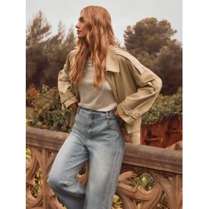 Beaumont Hooper Jacket - maat 38 zomerjas Sand