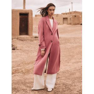 Beaumont Charm long coat - maat 36 Jas Roze