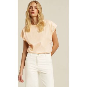 Beaumont Frances Shiny Top - maat S Top Oranje