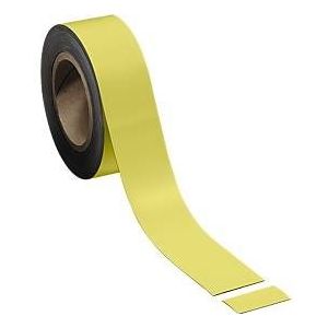 Magneetband, geel, 50 x 10.000 mm