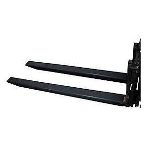 Vorkverlenging, L 2000 x B 120 x 40 mm, zwart