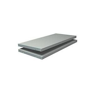 Legbord, voor legbordstelling, 800 x 350 mm, wit, 2 stuks