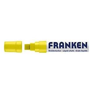 Franken krijtmarker Jumbo ZKM1504 - wigvormige punt lijndikte 5-15 mm - neongeel