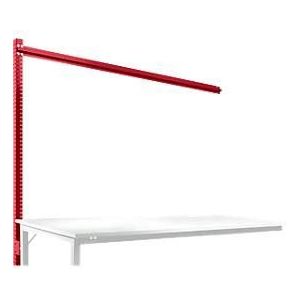 Opbouwframe, Aanbouwtafel SPECIAAL werktafel-/werkbanksysteem UNIVERSAL/PROFI, 2000 mm, robijnrood