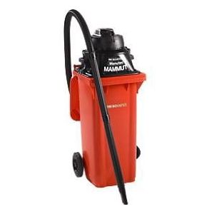Complete set nat-droogzuiger, zonder gereedschapshouder, incl. grote afvalbak voor 120 l, 1 patroonfilter &amp; 1 vliesfilter, rood
